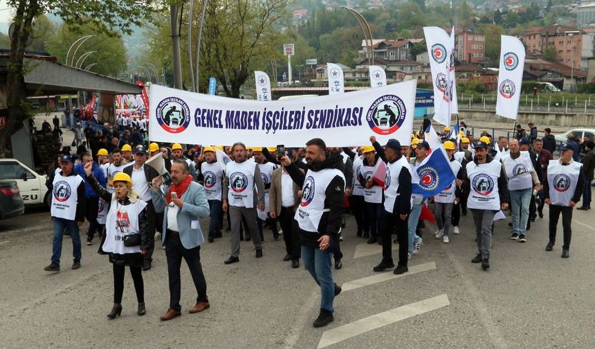Emeğin başkenti Zonguldak'ta 1 Mayıs coşkusu