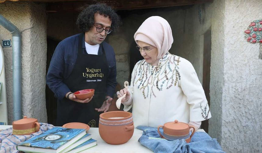 Emine Erdoğan’dan “Yoğurt Uygarlığı” kitabı tanıtımında anlamlı mesajlar
