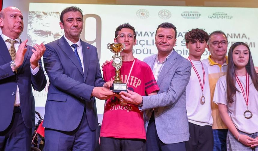 Gaziantep'te 19 Mayıs'ta ter döken yarışmacılar ödüllendirildi