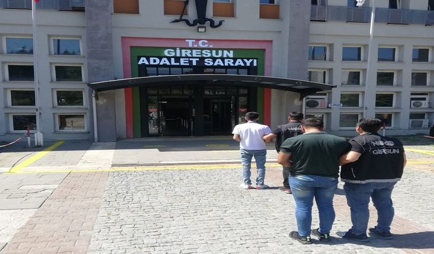 Giresun'da yasaklı madde operasyonu: 2 kişi tutuklandı