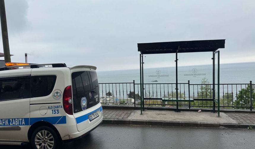Giresun'da yeni dolmuş durakları