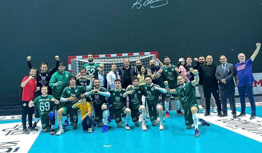 Giresunspor Hentbol Takımı averajla Süper Lig'den oldu