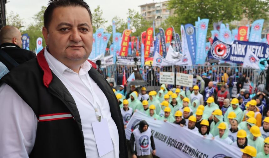 GMİS, İstanbul'da Türk-İş'in mitinginde en önde yer aldı