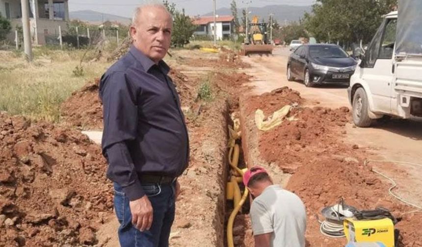 Isparta Çarıksaraylar’da doğal gaz çalışmaları tüm hızıyla sürüyor