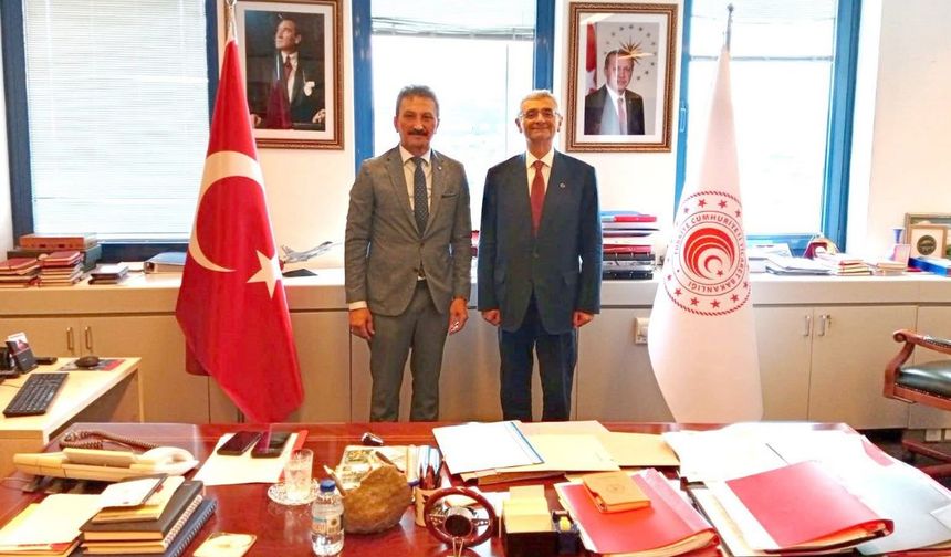 Isparta Ticaret Borsası Başkanı Şahin'den Ankara'da yoğun diplomasi trafiği