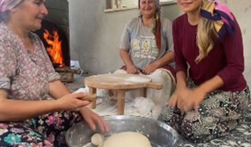 İsveçli Nicole Alanya’ya yerleşti, köy hayatıyla fenomen oldu!