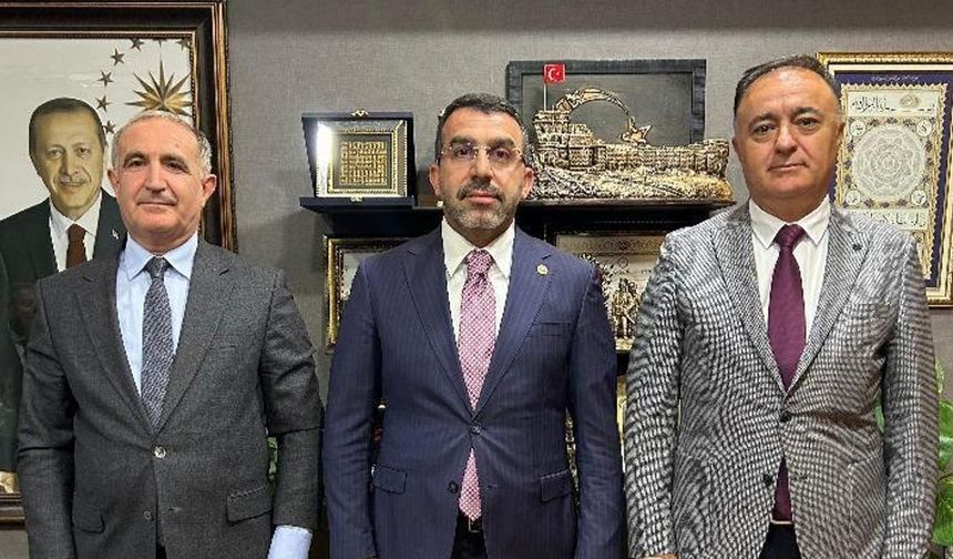 Kars Milletvekili Adem Çalkın, Kafkas Üniversitesi Heyetini TBMM'de ağırladı