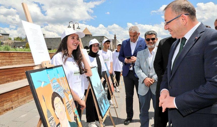 Kars Selahaddin Eyyubi Anadolu İmam Hatip Lisesinden anlamlı sergi