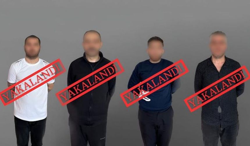 Kırmızı bültenle aranan 4 kişi Gürcistan’da yakalanarak Türkiye’ye getirildi