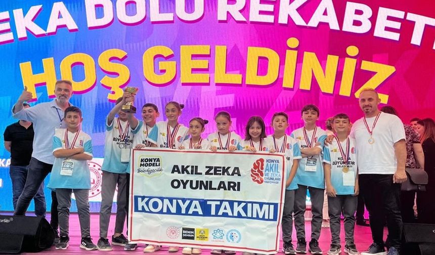 Konyalı öğrencilerden 'Akıl ve Zeka' dolu başarı