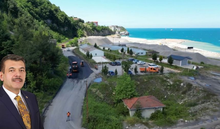 Kurban Bayramı öncesi bağlantı yolu asfaltlandı