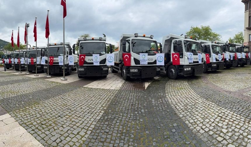 Ordu’da güçlü altyapı için yeni araçlar