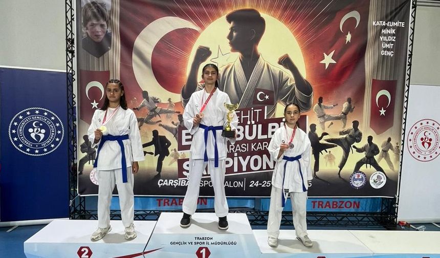 Şehit Eren Bülbül İllerarası Karate Şampiyonası'nda büyük başarı!