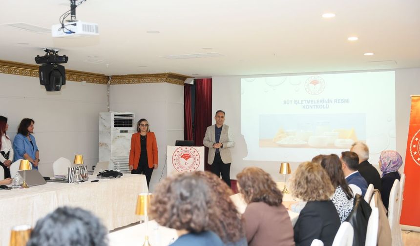 "Süt ve Süt Ürünlerinde Resmi Kontrol Eğitimi" başarıyla tamamlandı