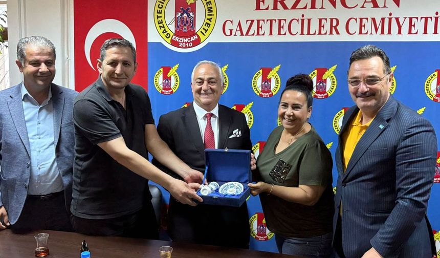 TİMBİR’den Erzincan Gazeteciler Cemiyetine ziyaret: ‘Yerel medya için ortak çözüm zamanı'