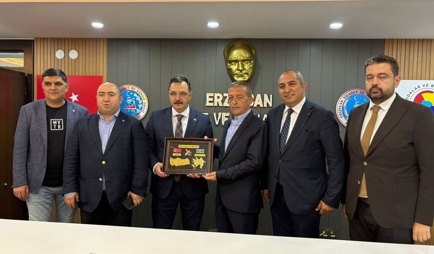 TİMBİR’den Erzincan TSO Başkanı Ahmet Tanoğlu’na ziyaret