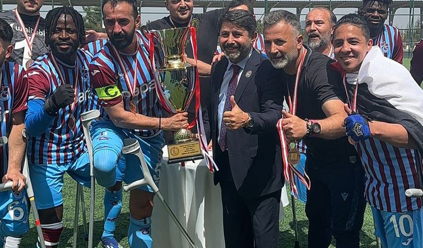 Trabzon Büyükşehir Ampute, Türkiye üçüncüsü oldu