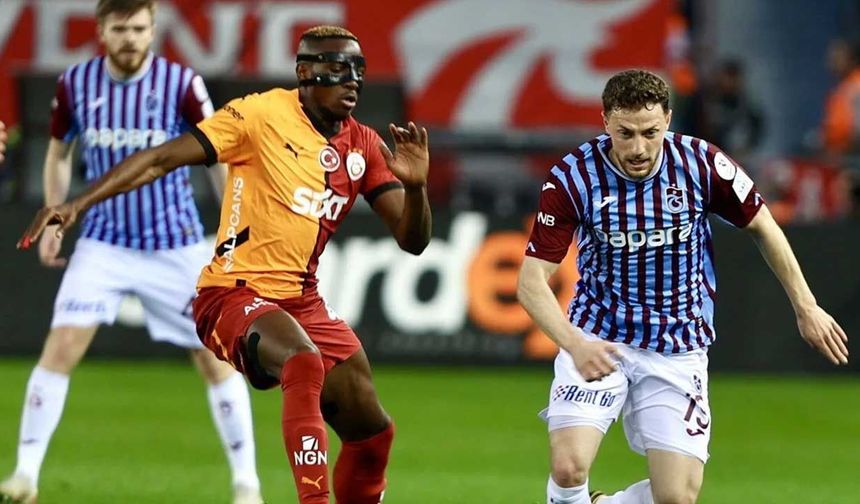 Trabzonspor ile Galatasaray finalinde ilk 11'ler belli oldu