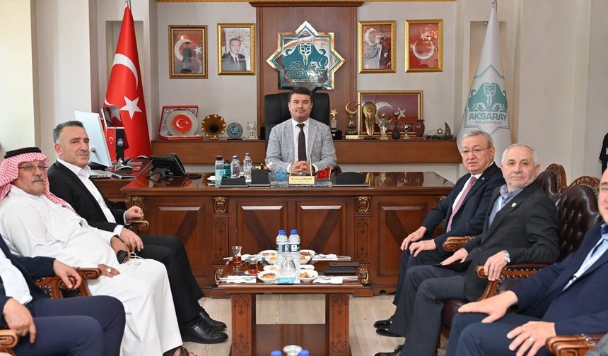 UCLG-MEWA Genel Sekreteri ve Belediye Başkanları Aksaray’da