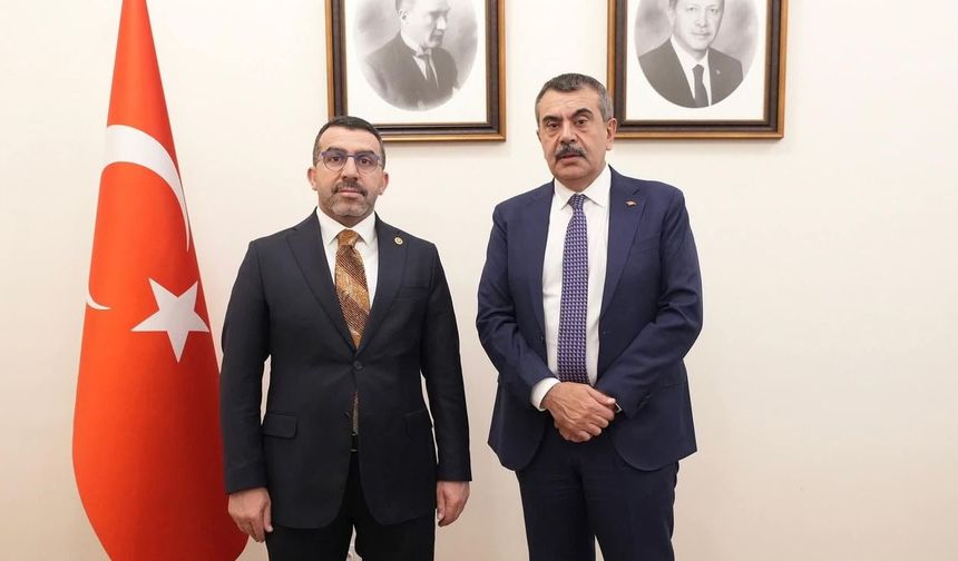 Adem Çalkın'dan Milli Eğitim Bakanı Yusuf Tekin’e ziyaret: Kars’taki eğitim yatırımları masaya yatırıldı