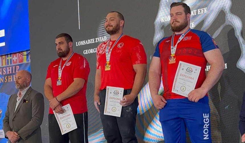 Ankara Büyükşehir Belediyesi sporcusundan Avrupa’da çifte şampiyonluk