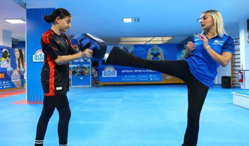 Antalyalı kadınlardan savunma sanatı kurslarına yoğun ilgi