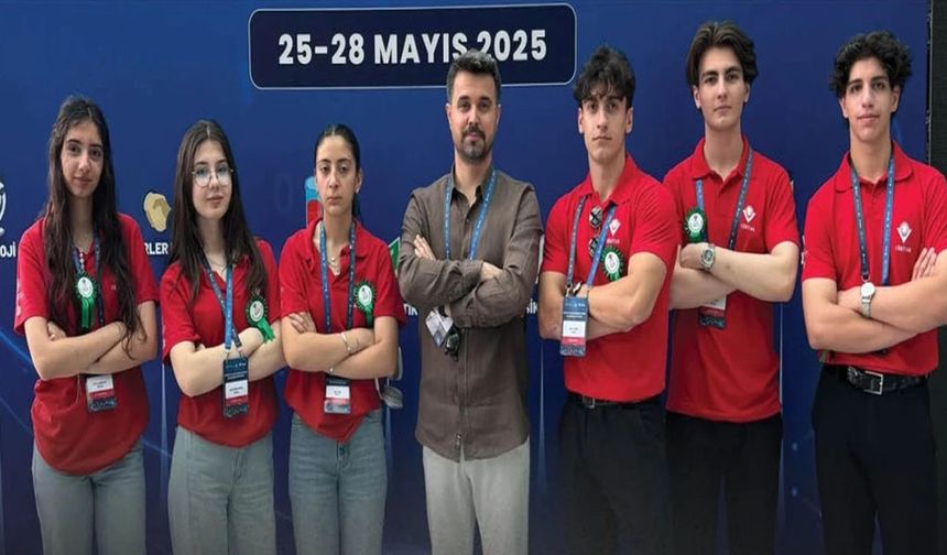 Batmanlı öğrenciler TÜBİTAK finalinde Türkiye derecesi yaptı