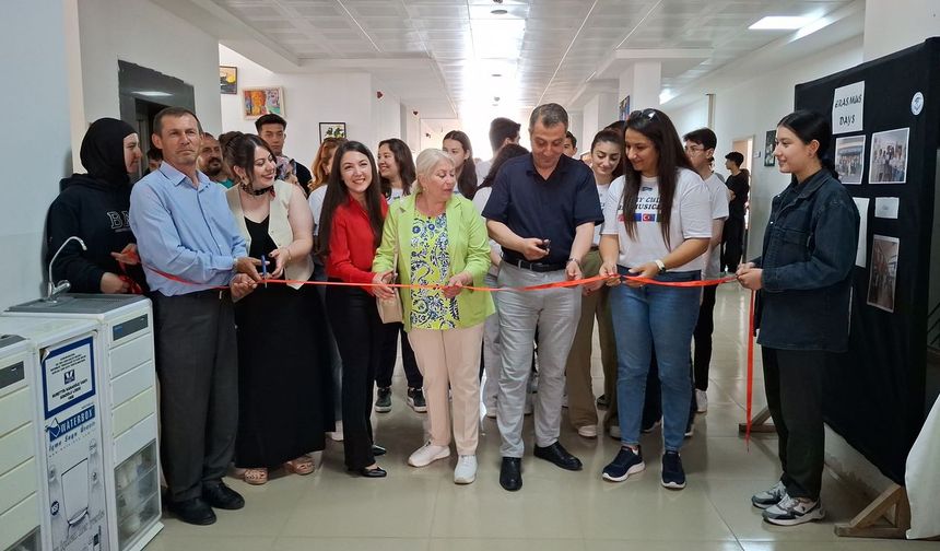Beypazarı'nda okulların yıl sonu sergileri açılıyor