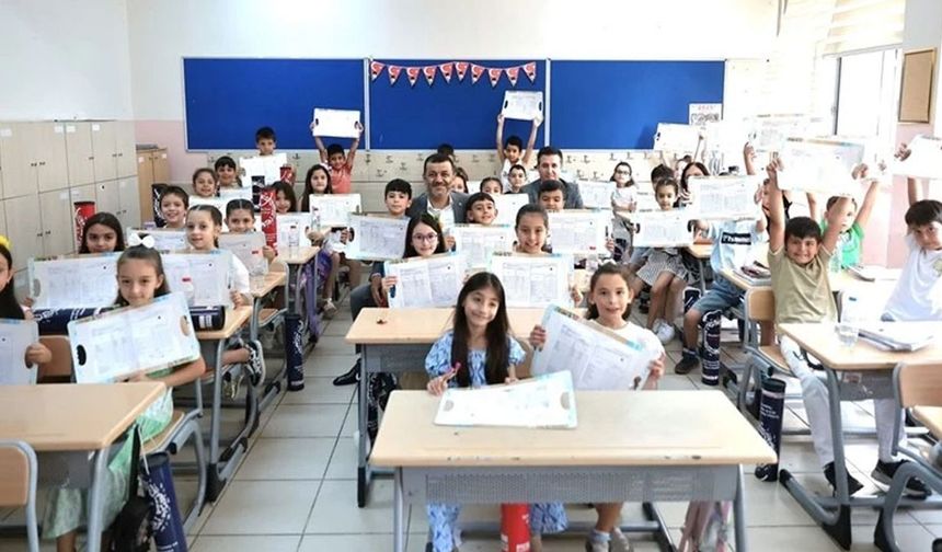 Denizli'de 'büyük' karne coşkusu