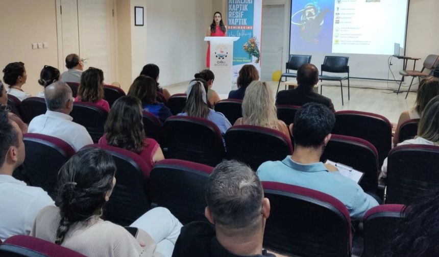 İzmir Çiğli'de atıklardan yapay resif