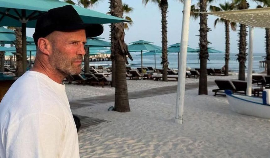 Jason Statham Antalya'da tatil yaptı