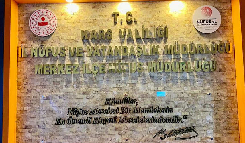 Kars'ta LGS günü nüfus müdürlükleri açık olacak
