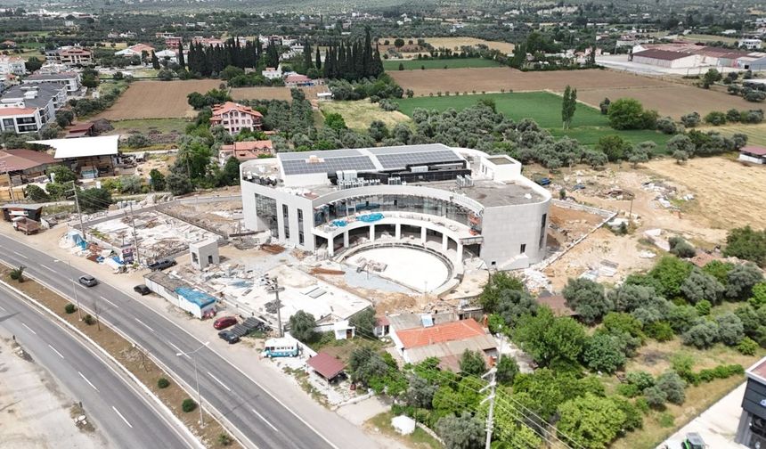 Milas Kültür Merkezi’nin yüzde 77’si tamamlandı