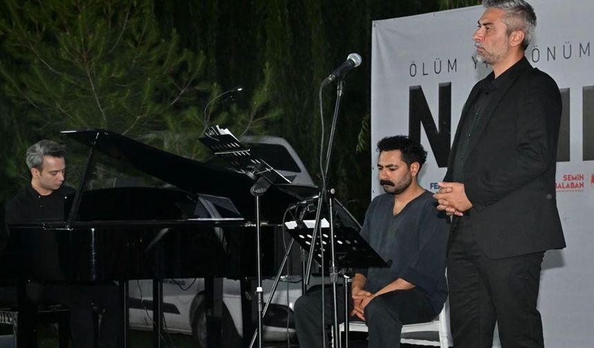 Nazım Hikmet Manisa’da şiir ve müzikle anıldı