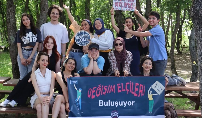 Samsun’un gençleri çevre için ses yükseltti! değişim elçileri Bafra’da buluştu