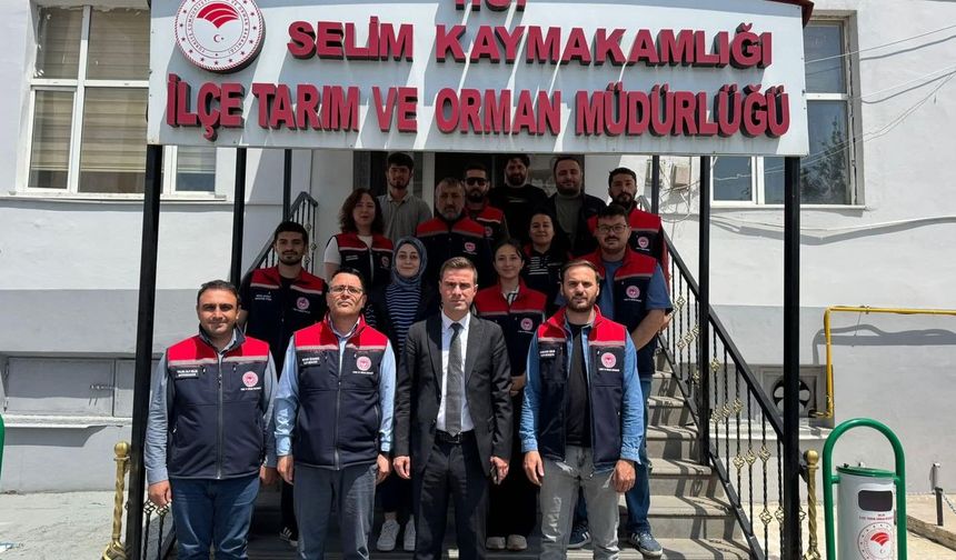 Selim Kaymakamı Mubin Demirkıran, veda ziyaretlerine başladı