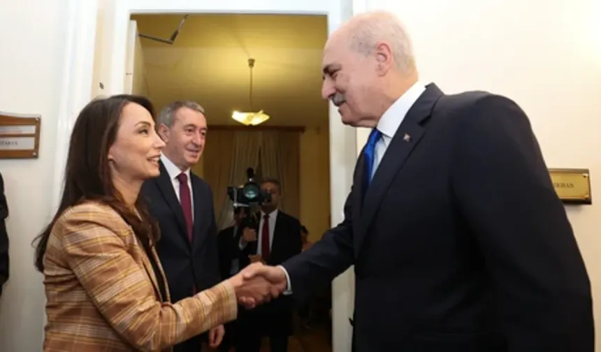 TBMM Başkanı Kurtulmuş, DEM Parti'yi ziyaret etti