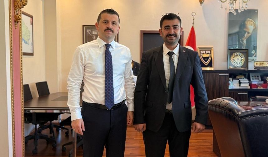 TİMBİR'den Kaymakam Coşkun'a veda ziyareti