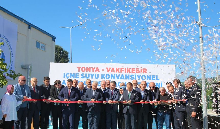 Trabzon Vakfıkebir ve Tonya’da yıllardır temiz su bekleyen 30 köy suya kavuştu