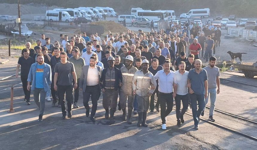 TTK ve MTA’DA eylemler başladı: ‘İşçi hakkını istiyor’