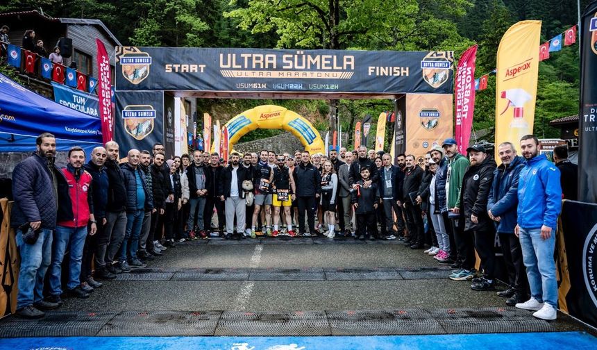 Uluslararası Ultra Sümela Maratonu nefes kesti
