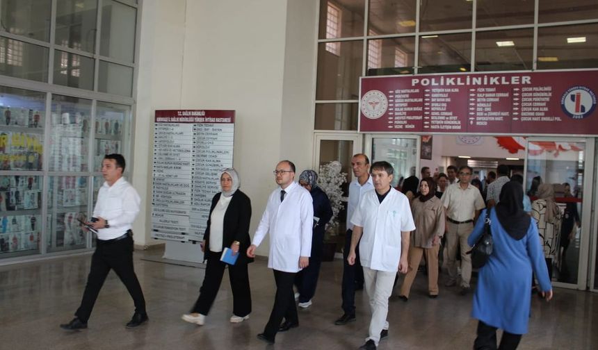 Başhekim Varol'dan saha odaklı mesai