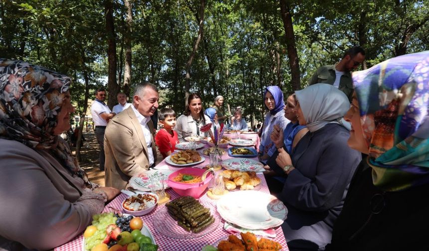 Başkan Büyükakın, Gebze’de annelerin pikniğine katıldı