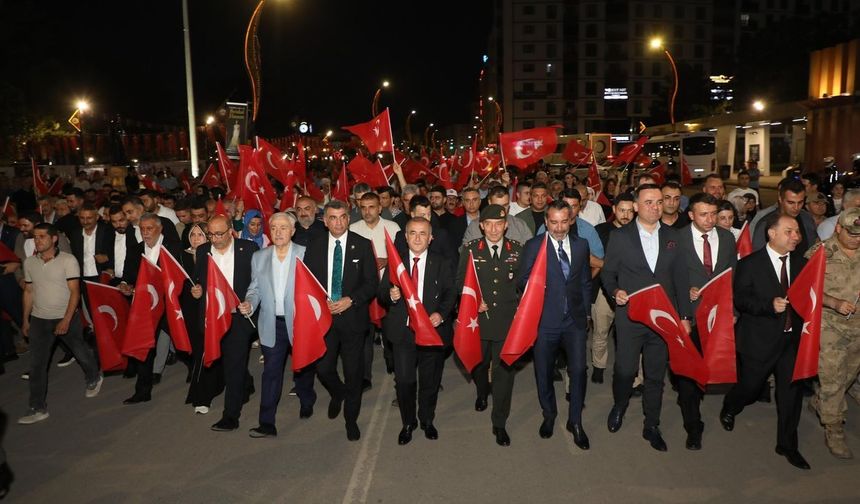 Elazığ’da 15 Temmuz Demokrasi ve Millî Birlik Günü etkinlikleri düzenlendi