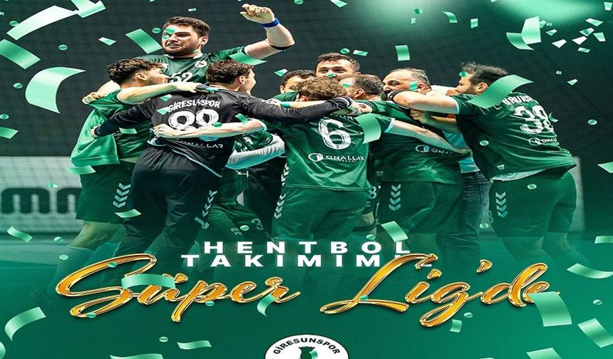 Giresunspor erkek hentbol takımı Süper Lig’de