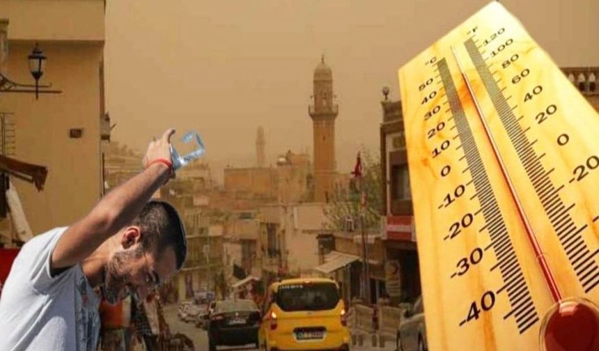 Mardin'de sıcaklık 44 dereceyi aştı!