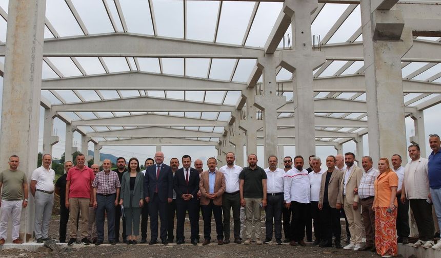 MÜSİAD Trabzon Şube Başkanı İskenderoğlu’ndan Vakfıkebir Organize Sanayi Bölgesine ziyaret