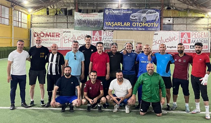 Van futbolu Sağdinçler halısahada buluştu