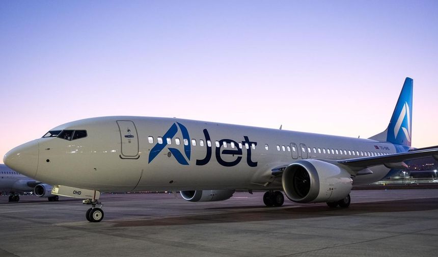 AJet’in fabrika çıkışlı 3. uçağı İstanbul’da