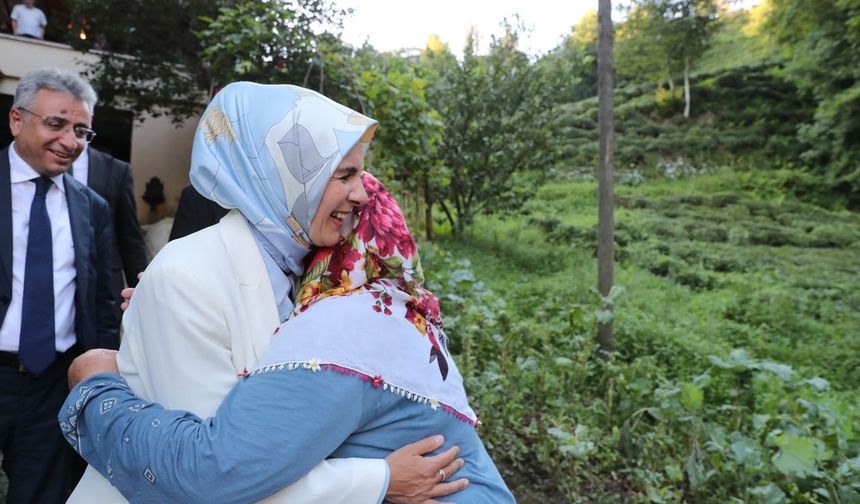 Bakan Göktaş Rize’de: Aile, sevgi ve kardeşliğin yanındayız